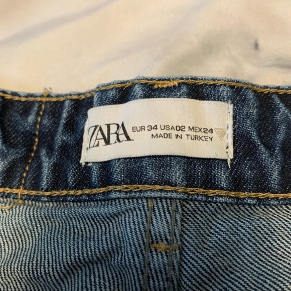 High waisted wide leg Zara jeans - Picture 3 of 5